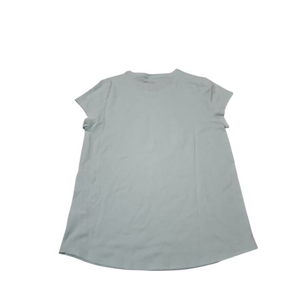 NWT Adidas Tee Shirt Girls XL Aqua Crewneck Short Sleeve - Picture 5 of 6